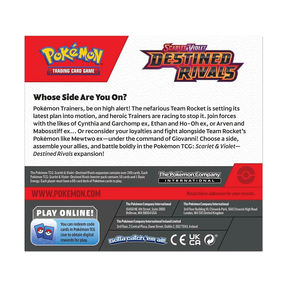Destined Rivals Booster Boxes & Cases