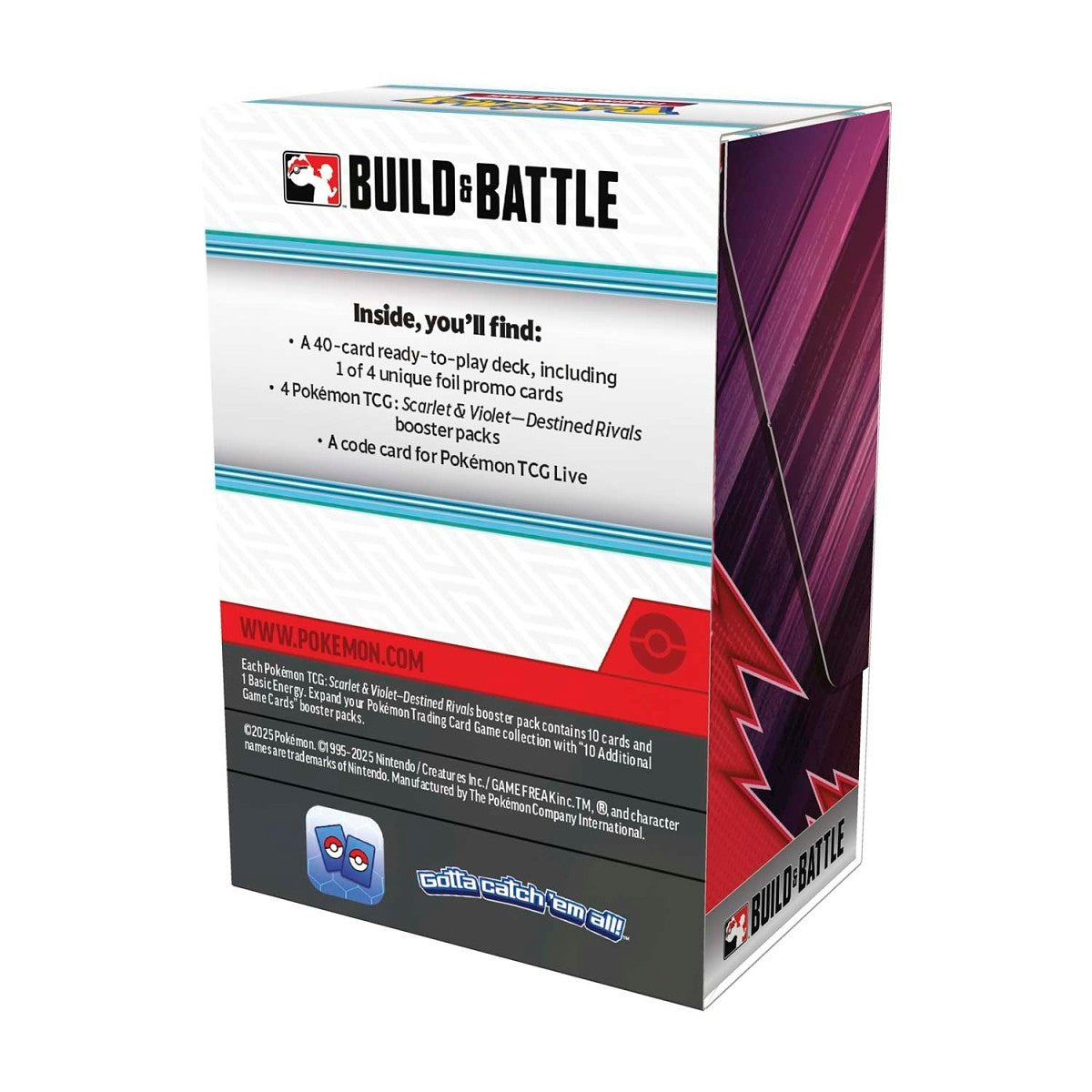 Pokémon TCG - Scarlet & Violet - Destined Rivals - Build And Battle Kit (Master Case) (60 x Build and Battle)