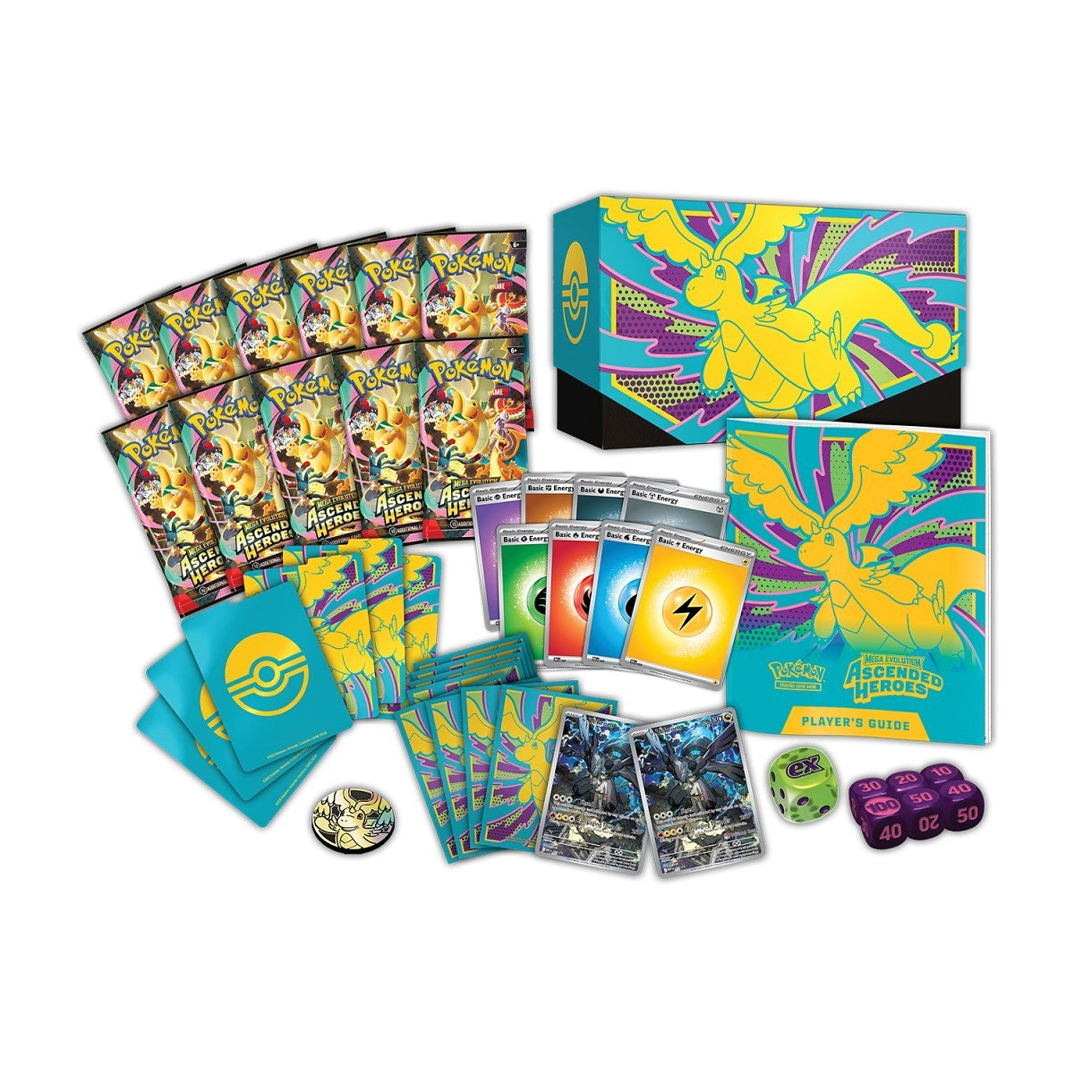 Pokémon TCG - Mega Evolution - Ascended Heroes -  Elite Trainer Box (Pokemon Center Exclusive)