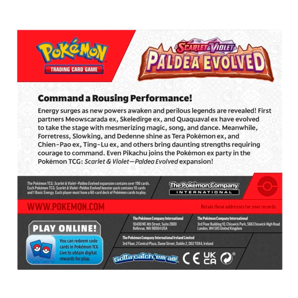 Paldea Evolved Booster Boxes & Cases