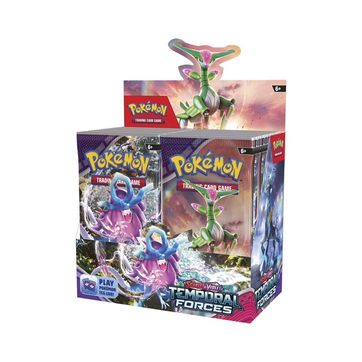 POKÉMON TCG: Karmesin & Purpur: Gewalten der Zeit: Booster Display