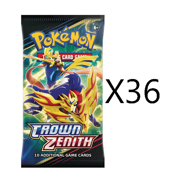 Pokemon Crown Zenith Booster Pack Bundle of 36