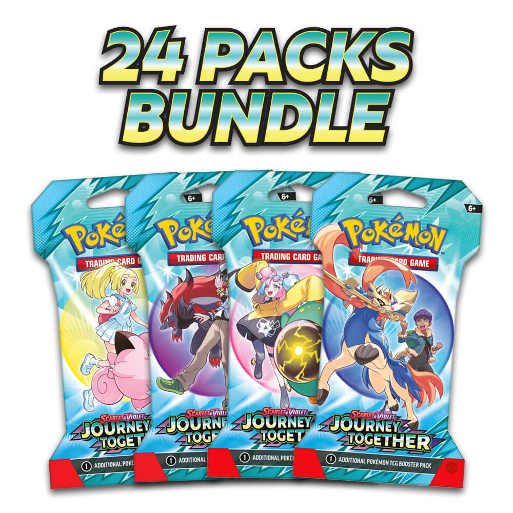 Pokémon Scarlet & Violet Journey Together Sleeved Pack - Bundle de 24 paquets
