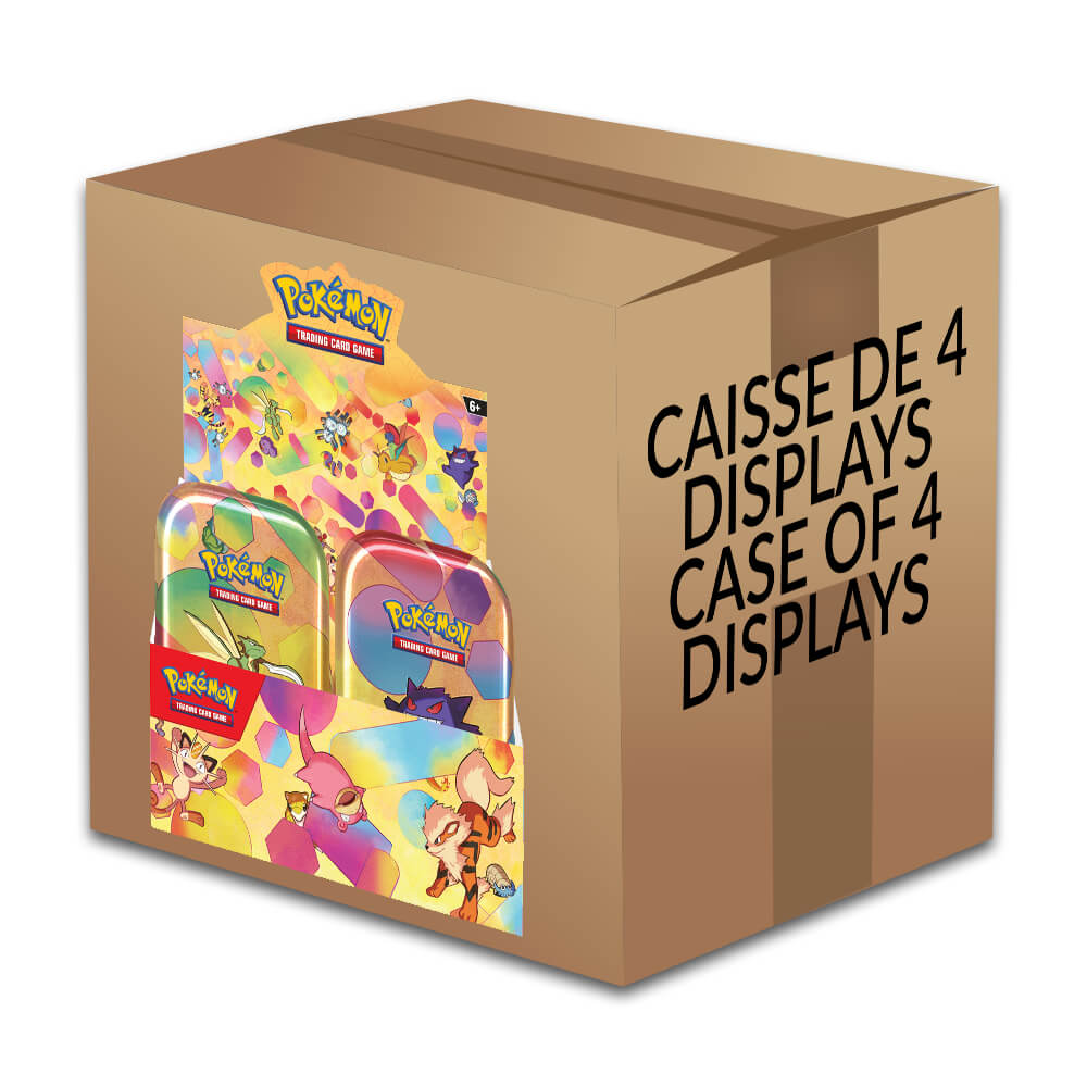 Pokémon Scarlet & Violet 151 Mini Tin Display - Caisse Scellée de 4