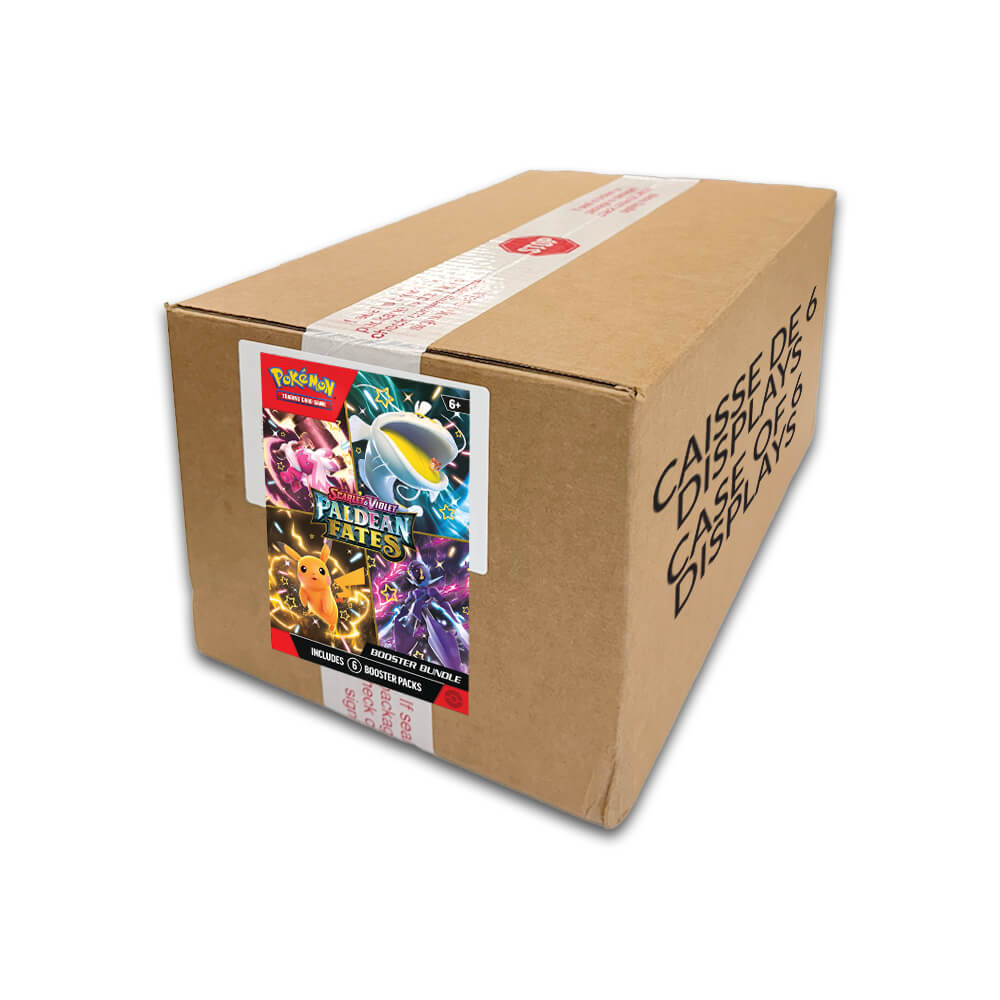 Pokémon Scarlet & Violet Paldean Fates Booster Bundle Display - Caisse Scellée de 6