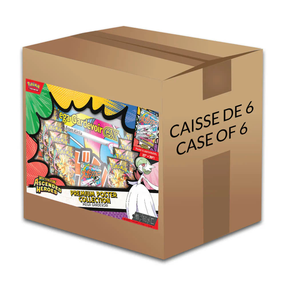 ME2.5 Ascended Heroes - Premium Poster Collection - Sealed Case of 6