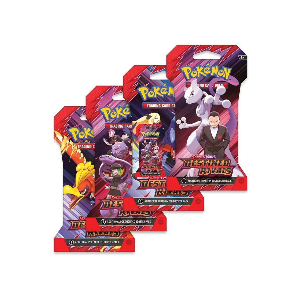 Pokémon Scarlet & Violet Destined Rivals Sleeved Pack - Caisse Scellée de 144