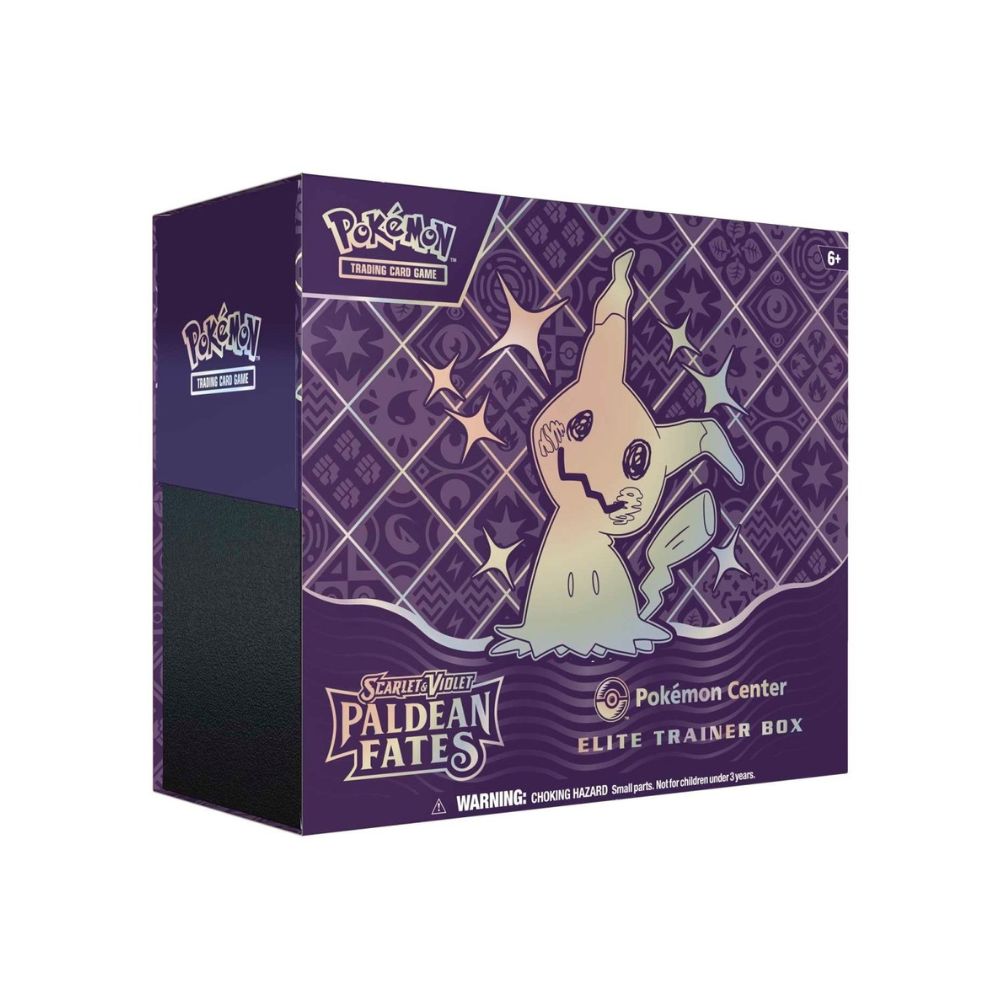Pokémon Scarlet & Violet Paldean Fates Elite Trainer Box (Pokémon Center) - Caisse Scellée de 4