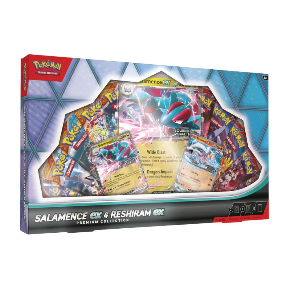 Pokémon Salamence EX & Reshiram EX Premium Collection Box - Caisse scellée de 6