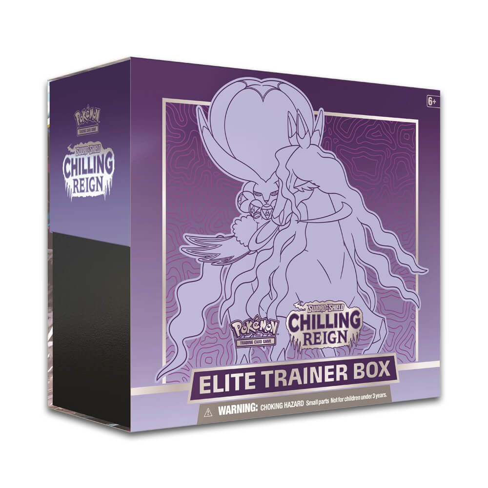 Pokémon: Schwert & Schild Schaurige Herrschaft Top-Trainer-Box [Rappen-Coronospass]