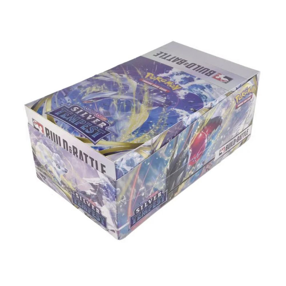 Pokémon Sword & Shield Silver Tempest Build & Battle Box Display