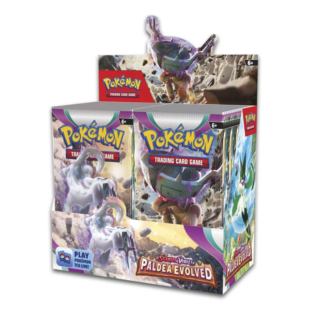 Pokémon Scarlet & Violet Paldea Evolved Booster Box - Caisse Scellée de 6