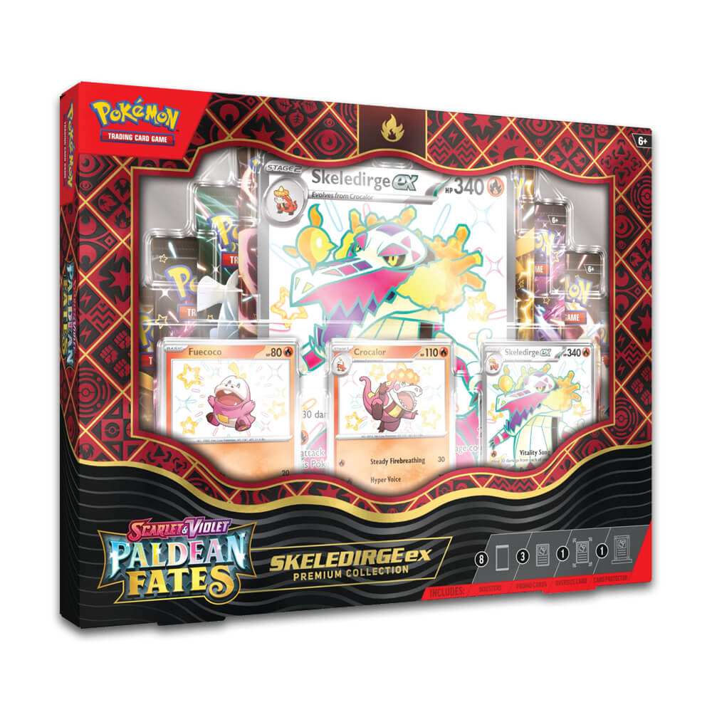 Pokémon Scarlet & Violet Paldean Fates EX Premium Collection - Skeledirge
