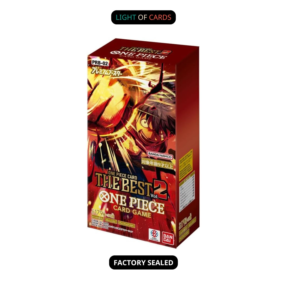 [Sealed case] One Piece｜PRB-02 Premium Booster: The Best Vol.2 - JP