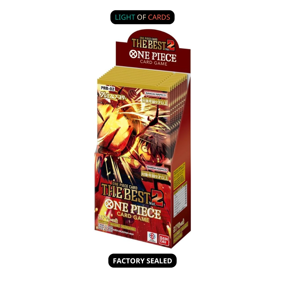 [Sealed case] One Piece｜PRB-02 Premium Booster: The Best Vol.2 - JP