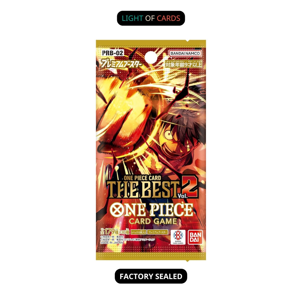 [Sealed case] One Piece｜PRB-02 Premium Booster: The Best Vol.2 - JP