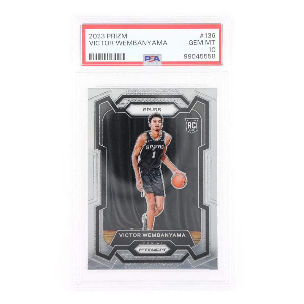 2023 Panini Prizm NBA Victor Wembanyama #136 Rookie Card PSA 10