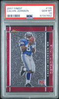 2007 Topps Finest-Calvin Johnson-Rookie # 135 PSA 10
