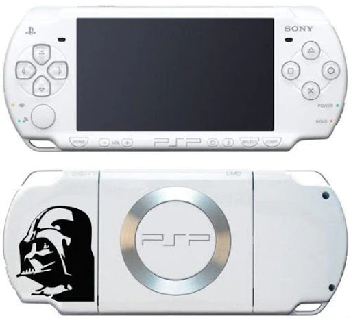 Sony PlayStation Portable PSP Star Wars White Edition Model 2000 Handheld Console