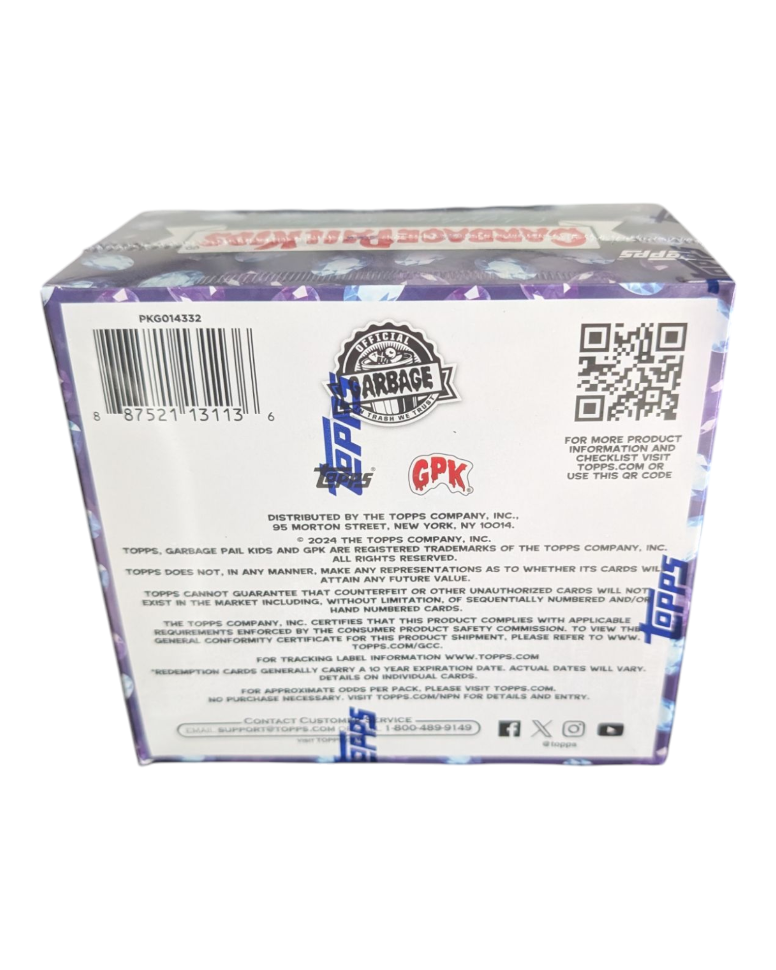 2024 Topps Chrome Sapphire Garbage Pail Kids Hobby Box