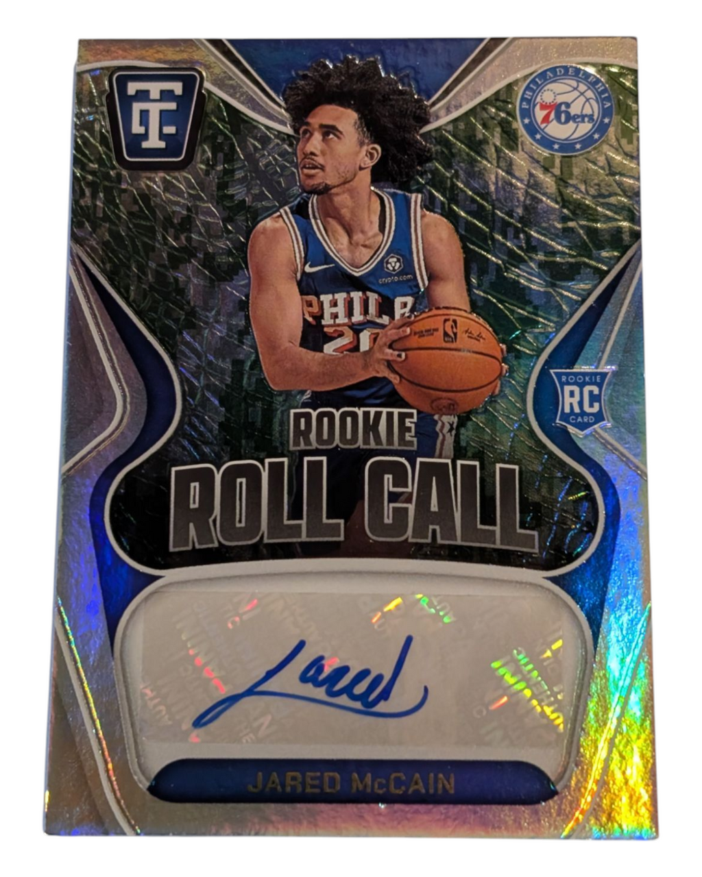 2024-25 Panini Totally Certified Jared McCain Rookie Roll Call Auto #'d 06/25