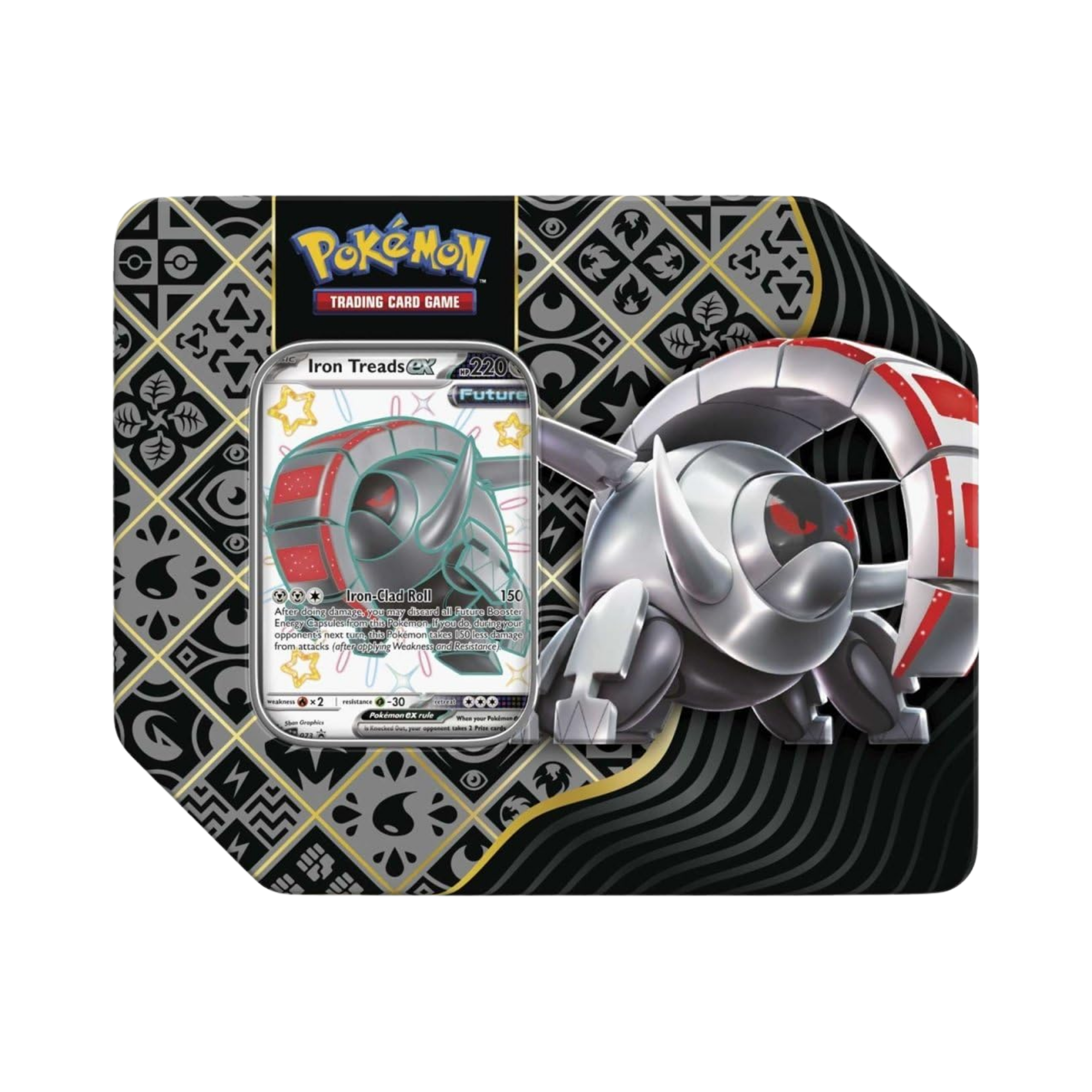 Paldean Fates Tin [Iron Treads ex]