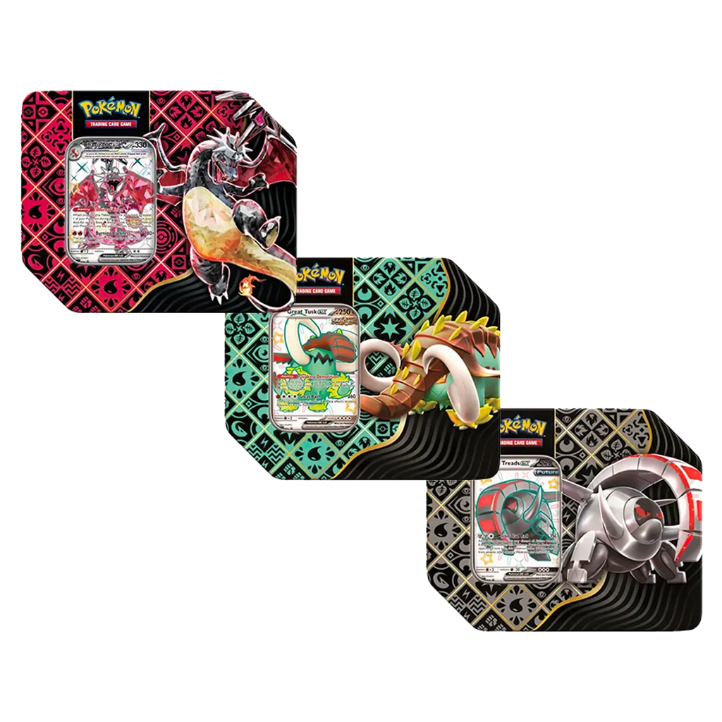 Scarlet & Violet: Paldean Fates - Tin [Set of 3]