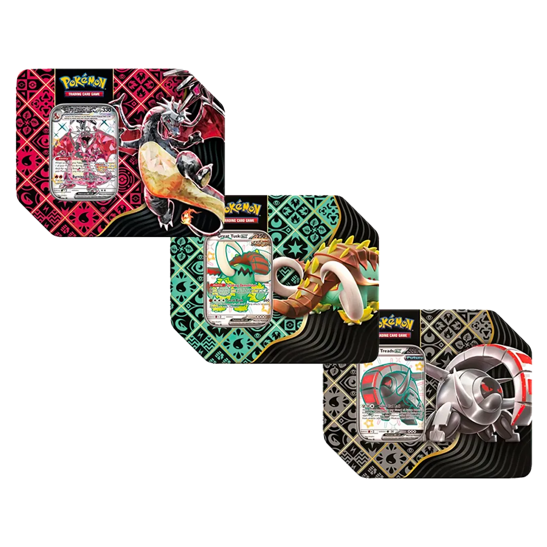 Scarlet & Violet: Paldean Fates - Tin [Set of 3]