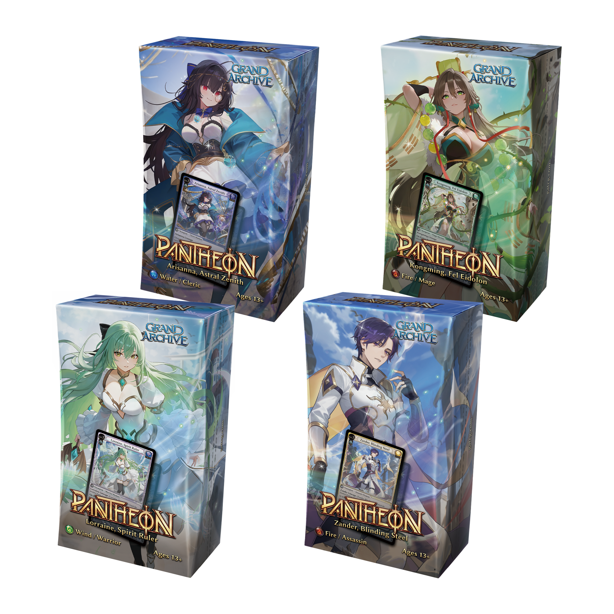 Grand Archive TCG - Radiant Origins - Pantheon Deck - Bundle