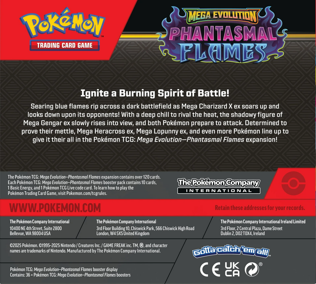 Phantasmal Flames Booster Boxes & Cases