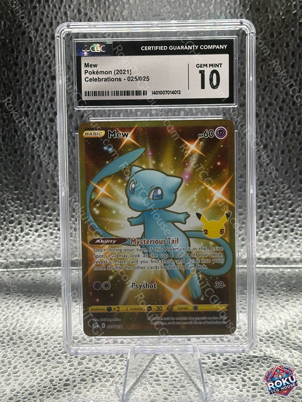 Mew (Gold) - Celebrations - Pokemon Card (CGC 10)