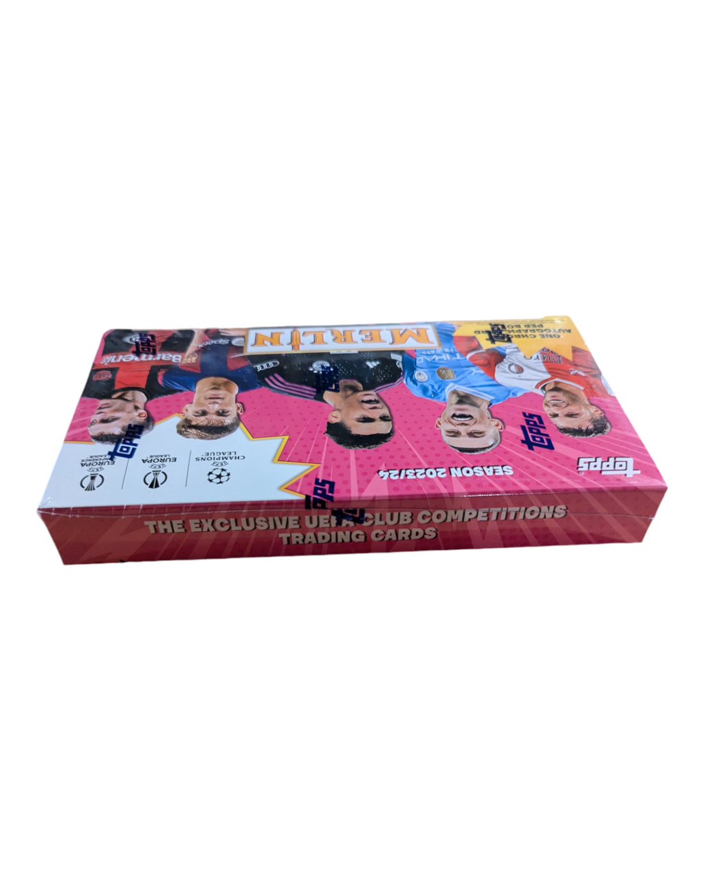 2023-24 Topps Chrome Merlin UEFA Club Competitions Soccer Hobby Box