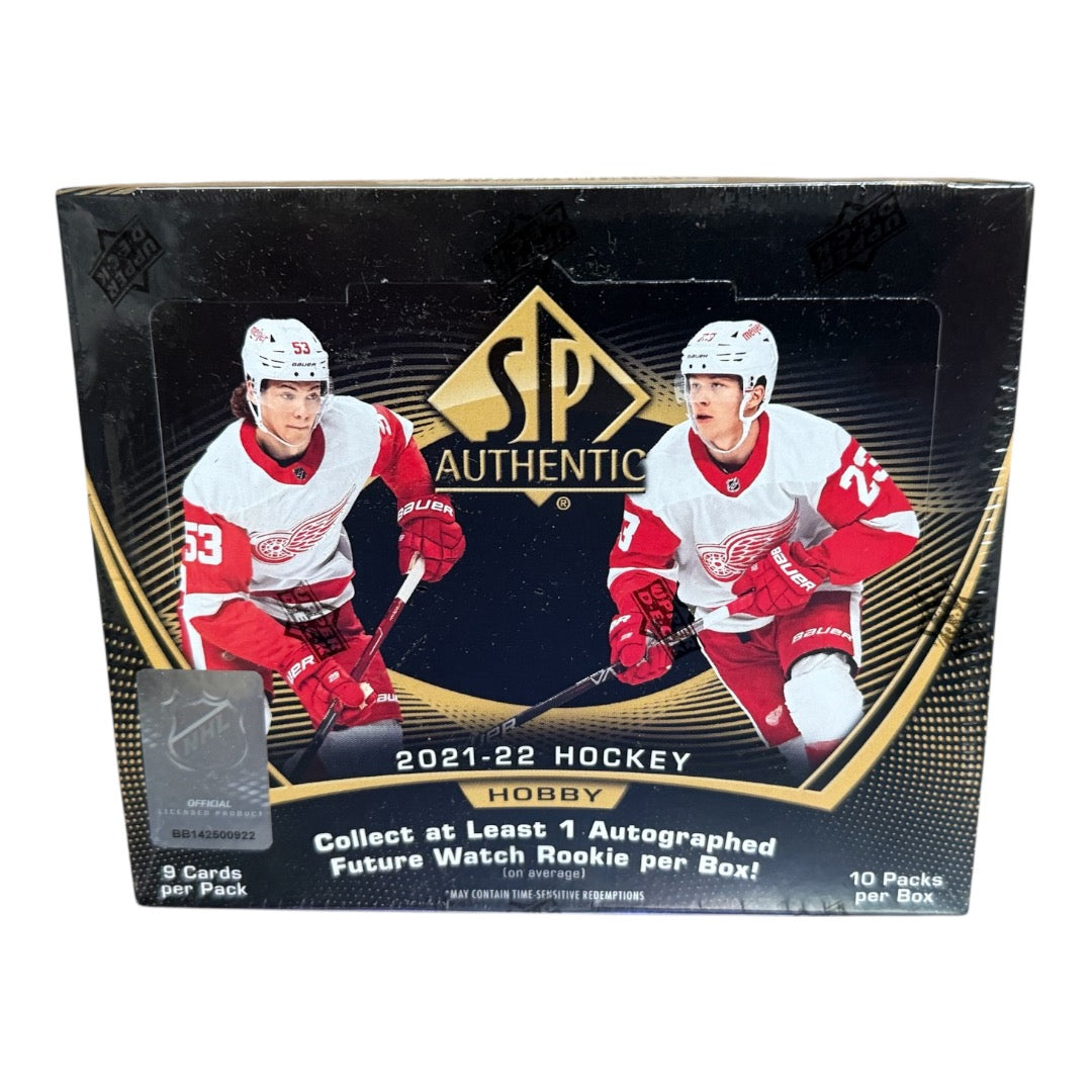 2021-22 Upper Deck SP Authentic Hockey Hobby Box