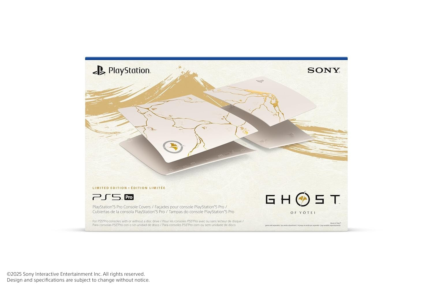 Playstation 5 Pro Console Covers - Ghost of Yotei