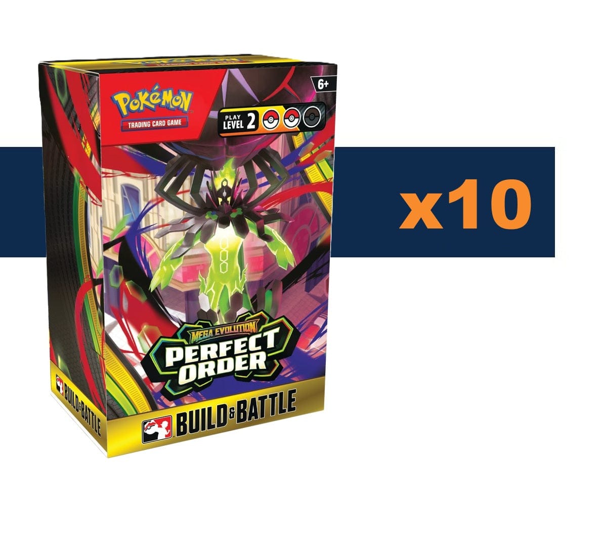 Pokemon Perfect Order ME03 Build & Battle [x10] Sealed Display