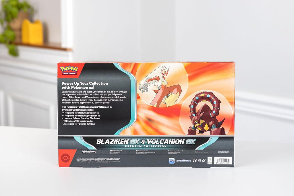 Pokemon TCG: Blaziken ex & Volcanion ex Premium Collection - 2025 Amazon Holiday Exclusive