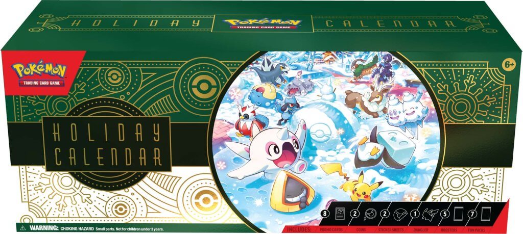 Pokémon-Sammelkartenspiel Feiertagskalender 2024
