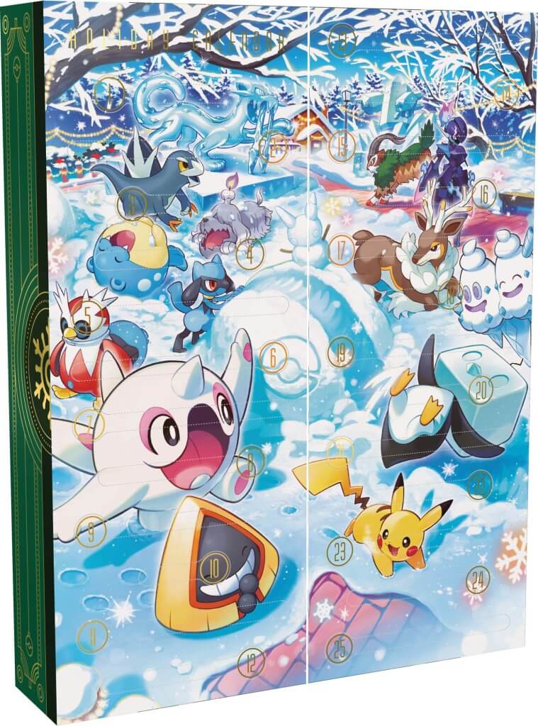Pokémon-Sammelkartenspiel Feiertagskalender 2024