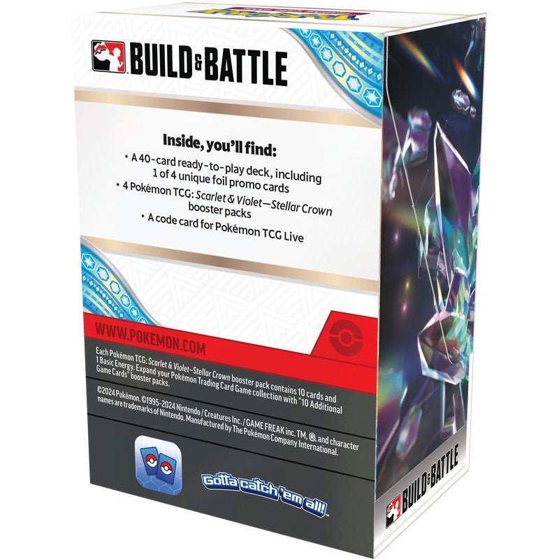 Pokemon TCG: Scarlet & Violet - Stellar Crown Build & Battle Display Box