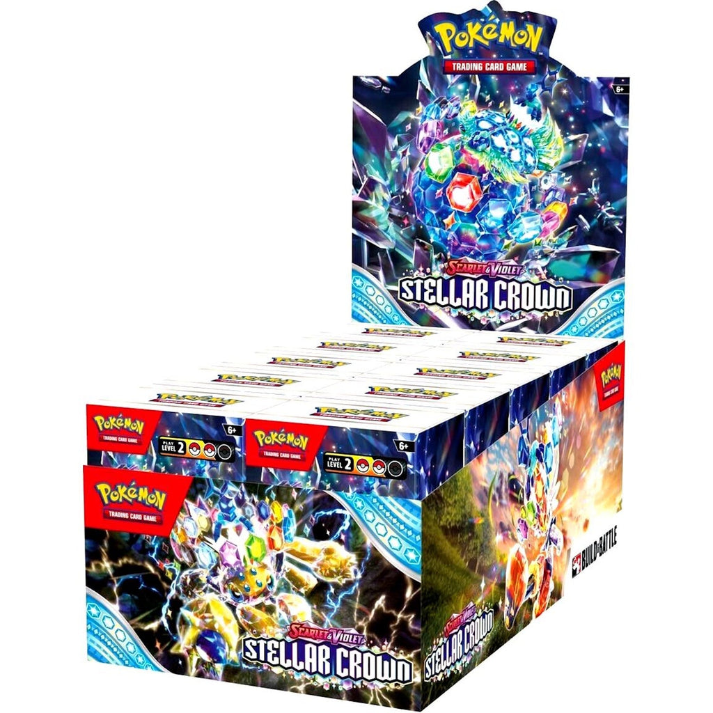 Pokemon TCG: Scarlet & Violet - Stellar Crown Build & Battle Display Box