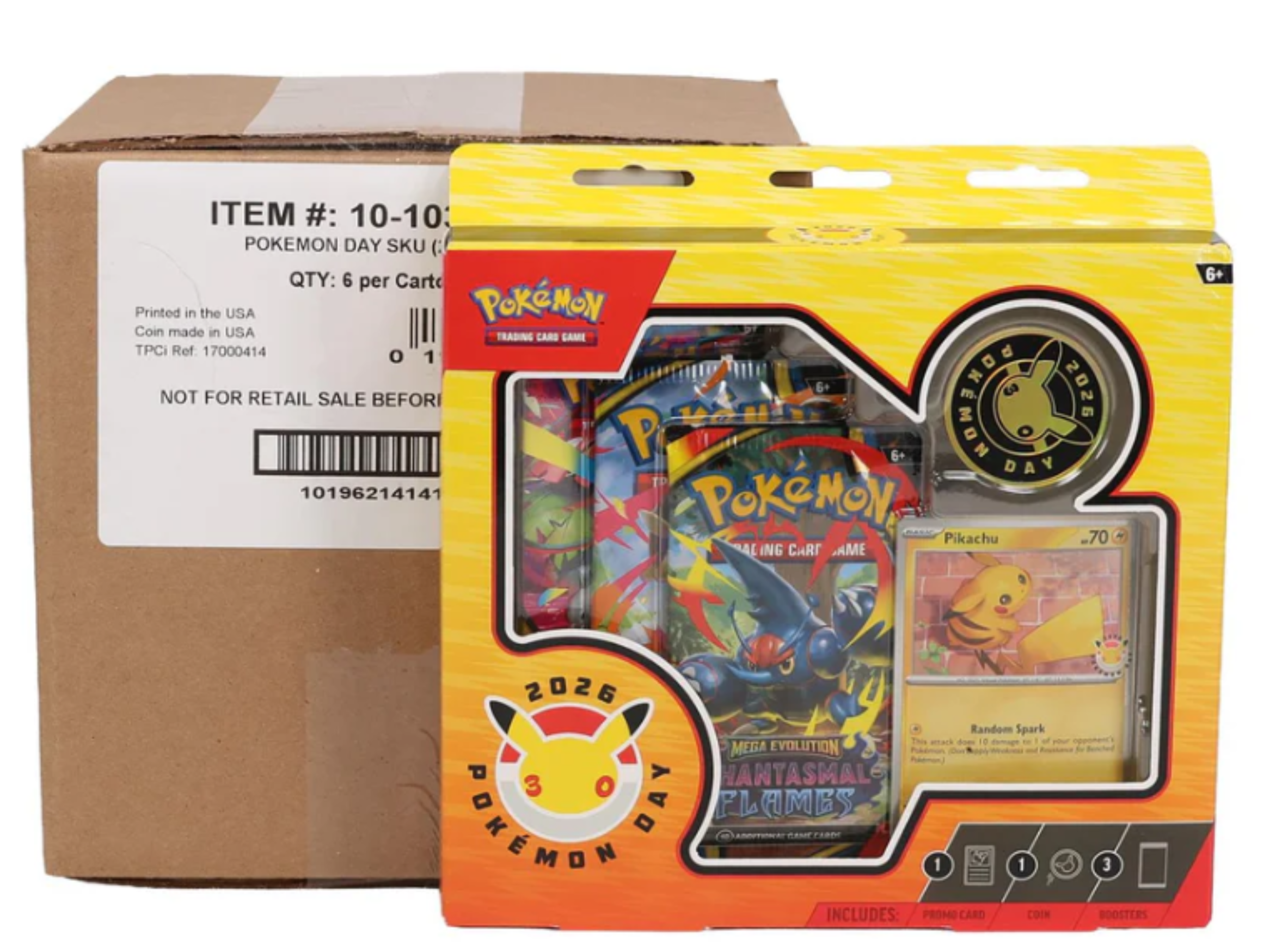 Pokemon Day Collection 2026 Case (6X Collection Boxes)