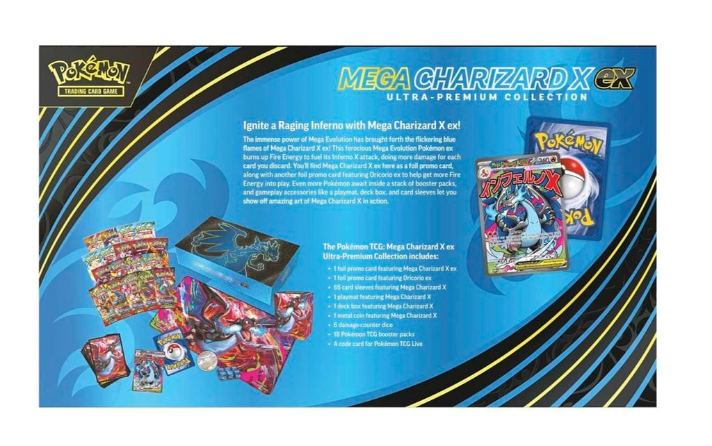 Pokémon TCG: Mega Charizard X ex Ultra-Premium Collection Box
