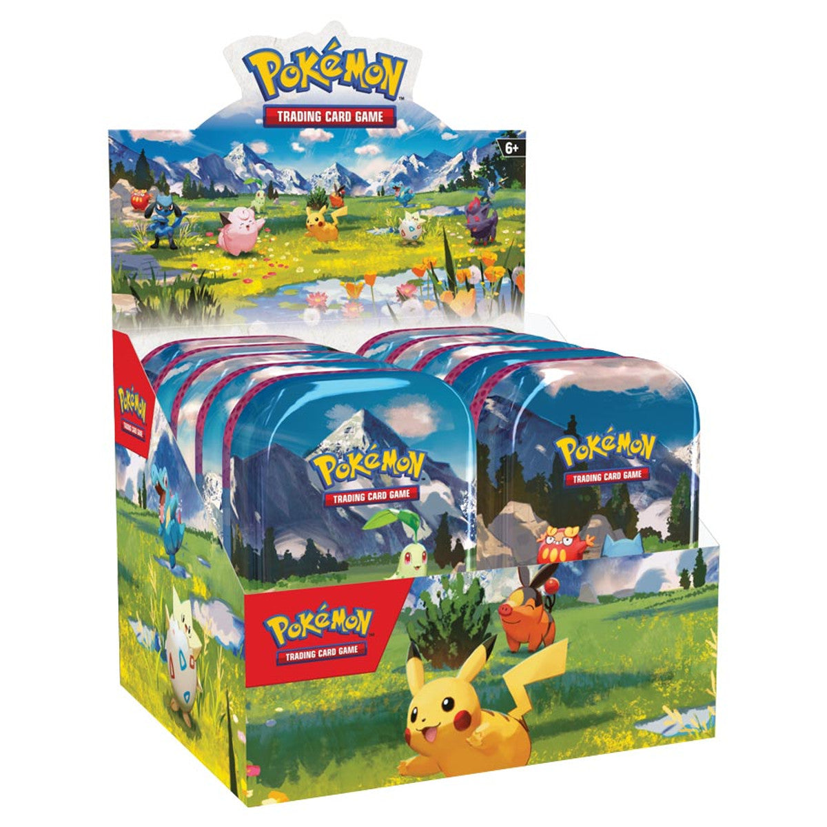 Pokémon TCG: Mega Evolution-Ascended Heroes Mini Tin Display Box (10 Tins)