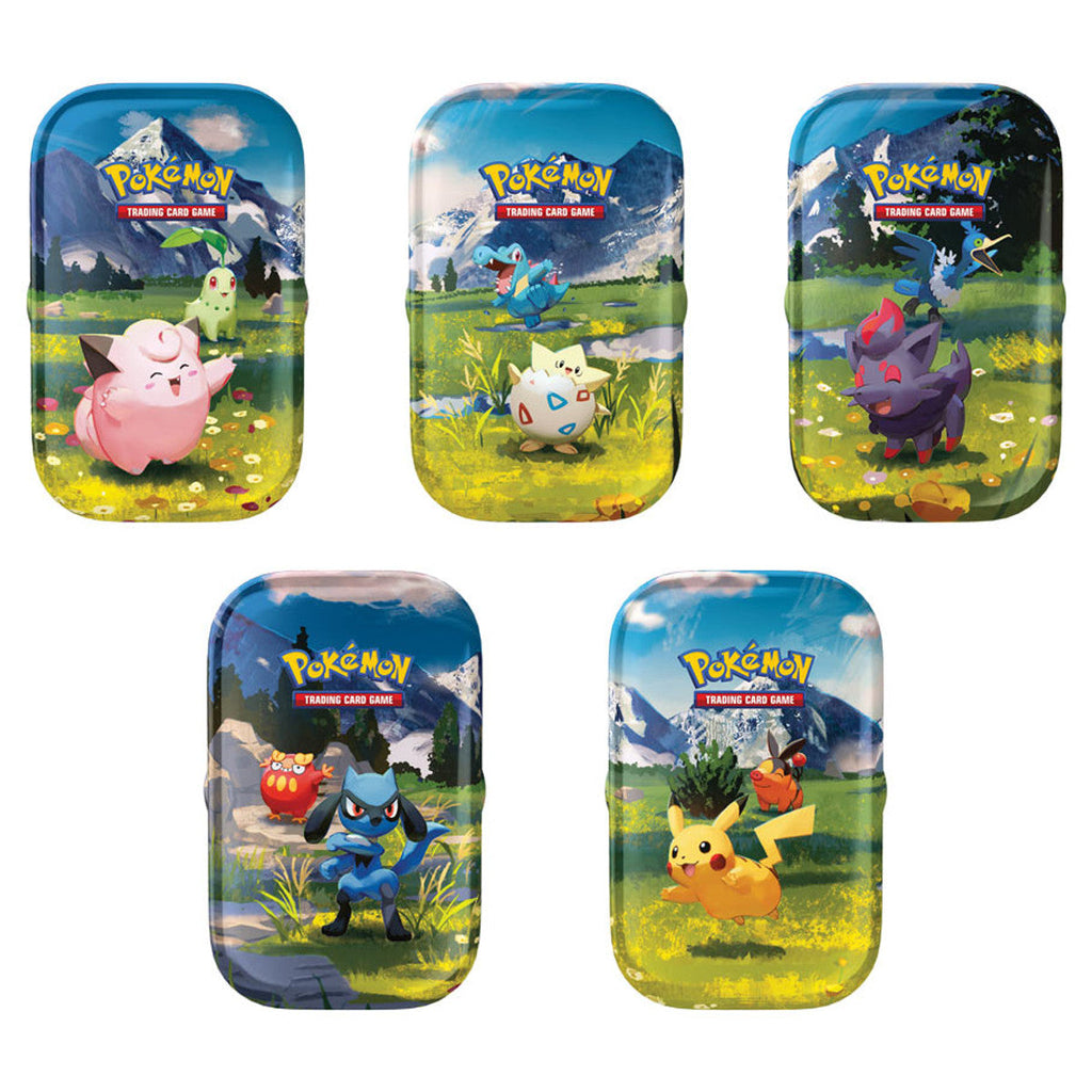 Pokémon TCG: Mega Evolution-Ascended Heroes Mini Tin Display Box (10 Tins)