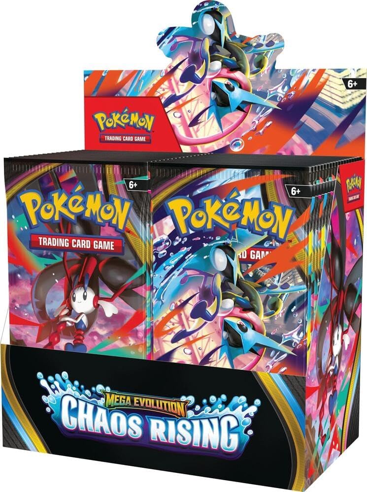 Pokémon TCG: Mega Evolution #4-Chaos Rising Booster Display Box (36 Packs) (Pre-Order)