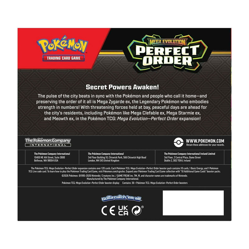 Pokémon TCG: Mega-Entwicklung – Perfekte Ordnung Booster Display Box