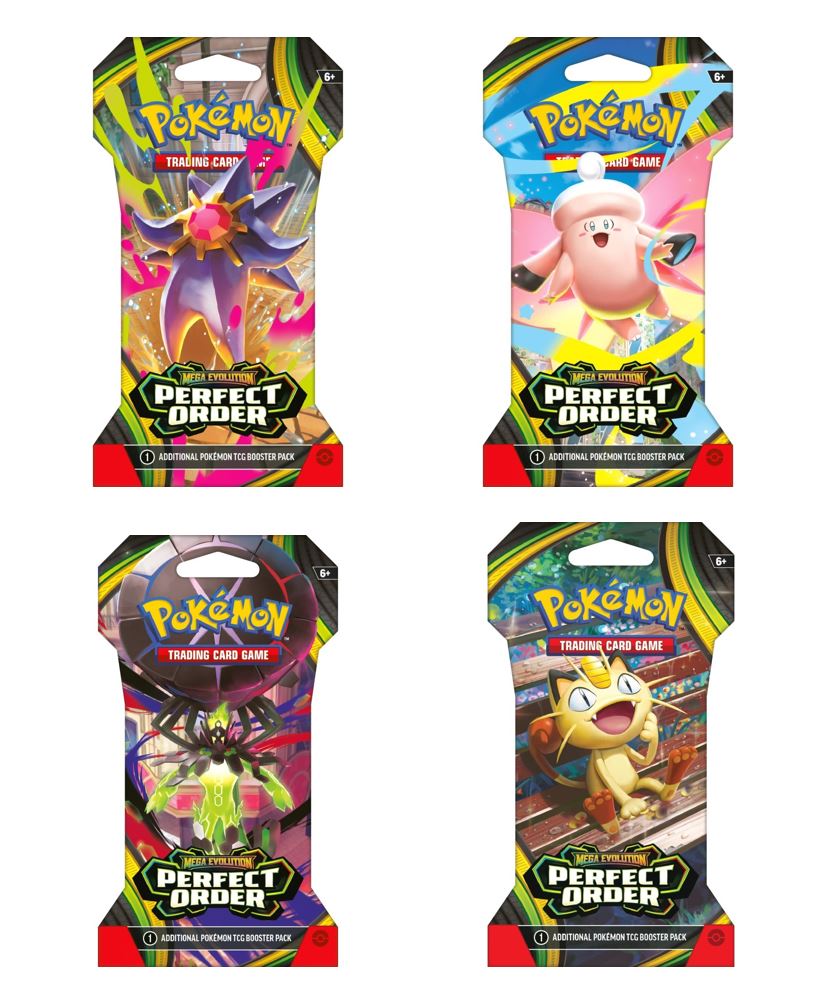 Pokémon TCG: Mega Evolution-Perfect Order Sleeved Booster (144 Pack) Case