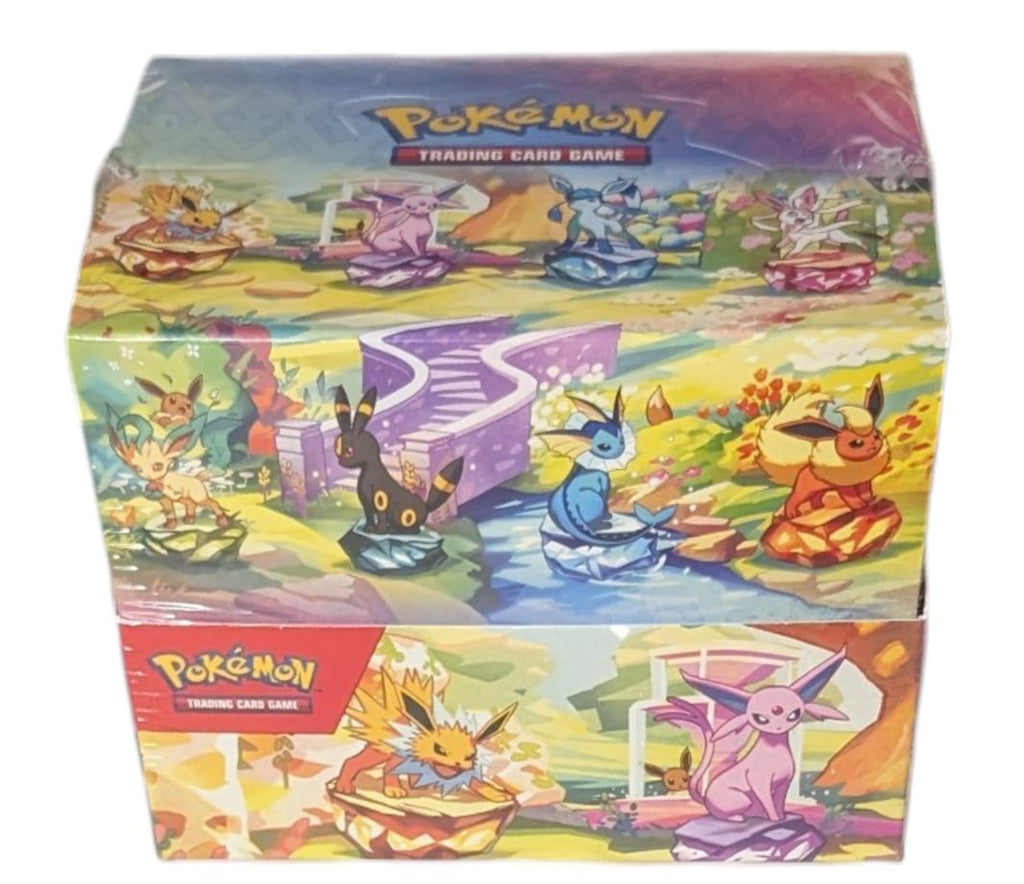 Pokémon Scarlet & Violet Prismatic Evolutions Mini Tin Display Box (8 Tins)