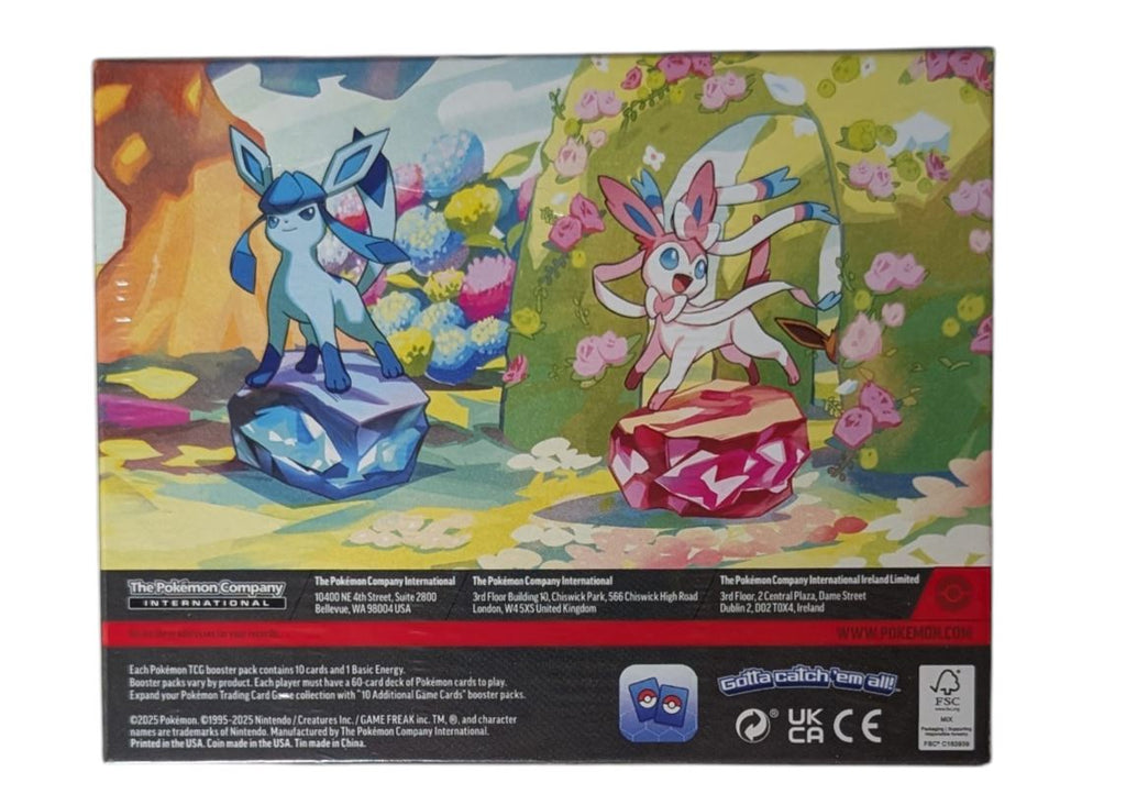 Pokémon Scarlet & Violet Prismatic Evolutions Mini Tin Display Box (8 Tins)