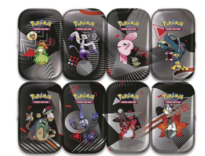 Pokemon Scarlet & Violet Unova 8 Mini Tin Display Box